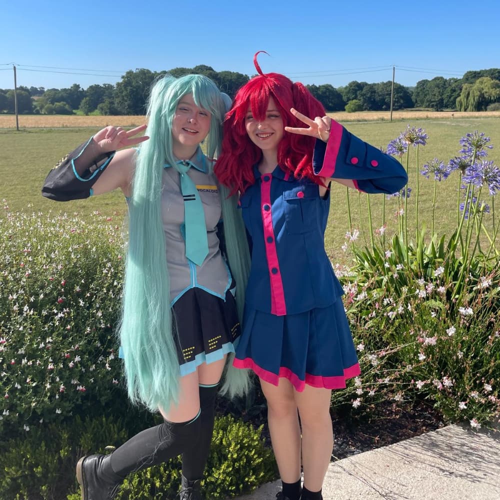 Kasane Teto - Vocaloid cosplay photoshoot cover