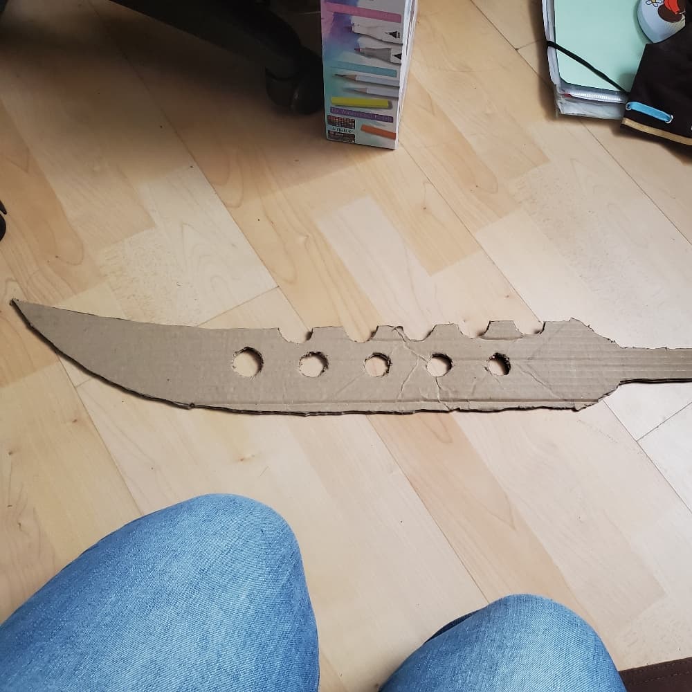 1ère étape : carton