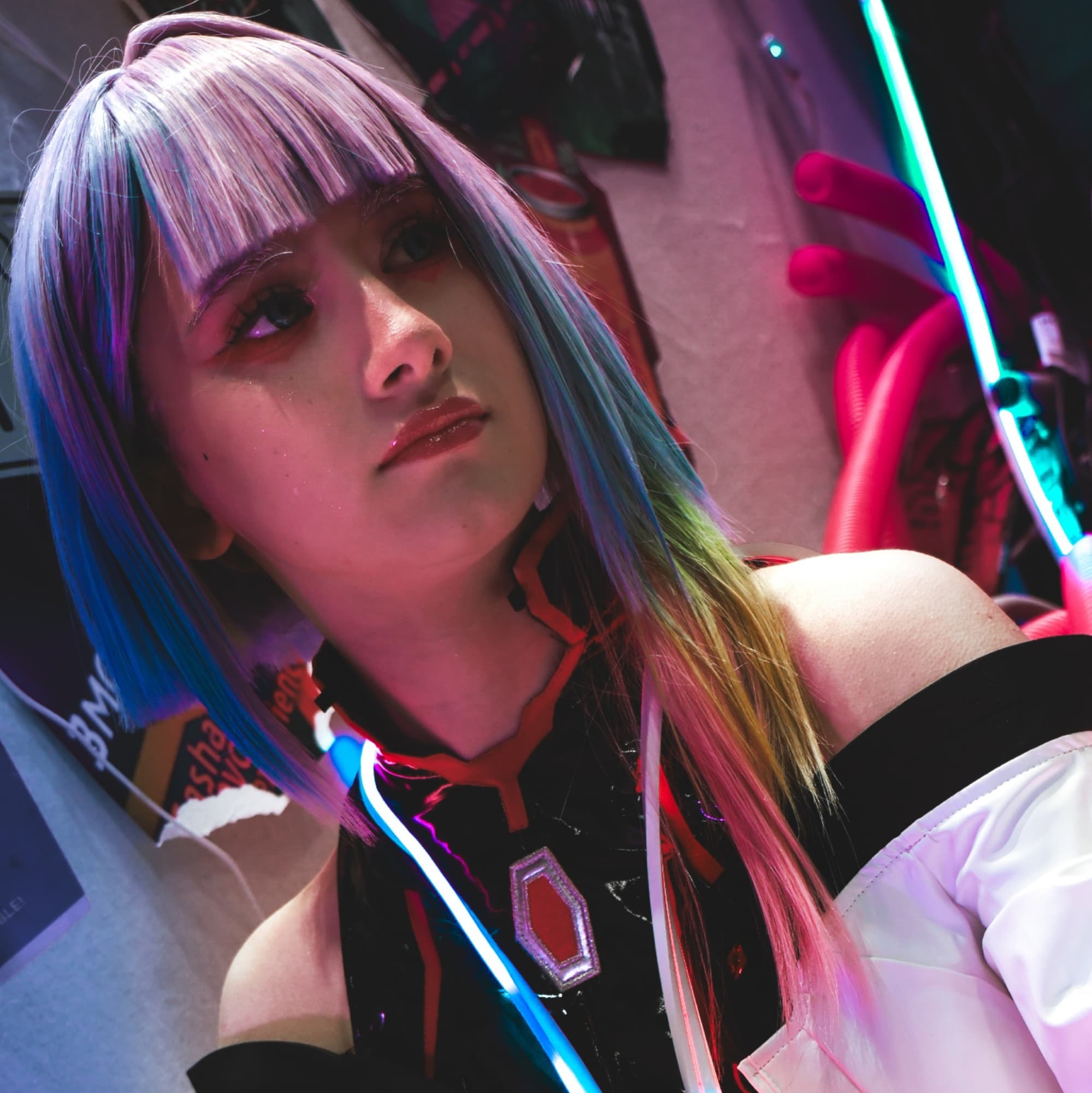 Lucy PGW - Cyberpunk 2077 cosplay photoshoot cover