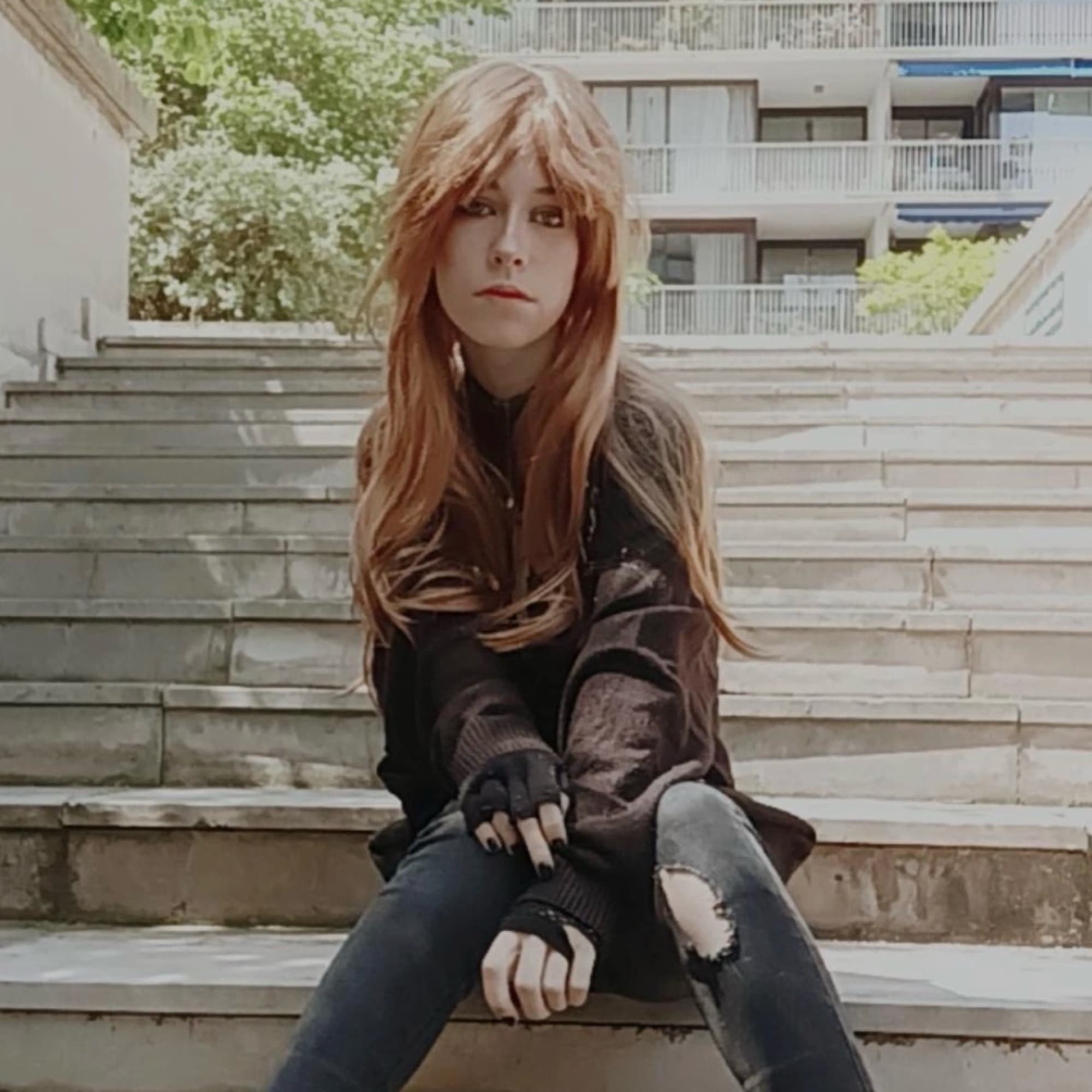 Ashley - Sally Face cosplay photoshoot cover