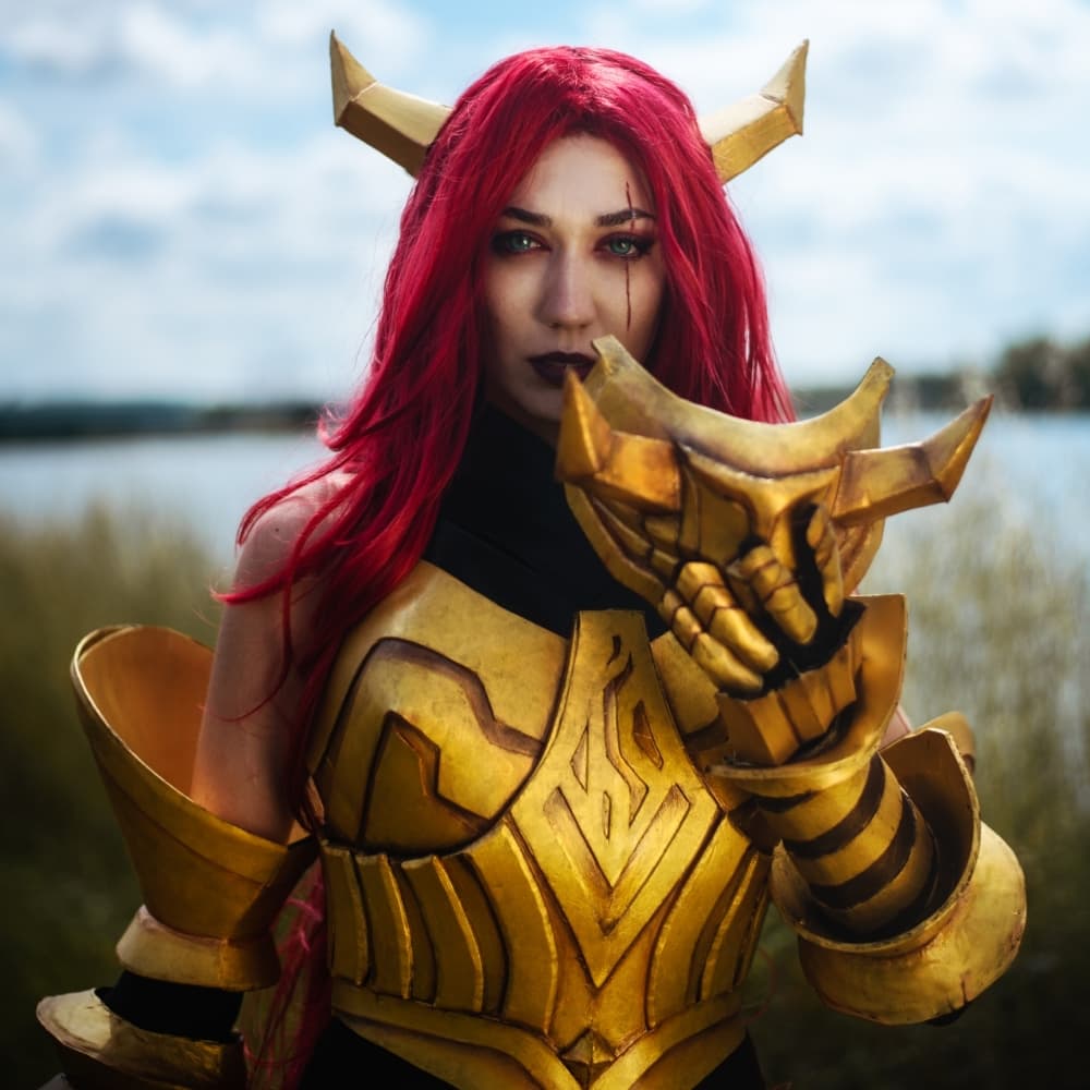 Katarina  - Arcane cosplay photoshoot cover