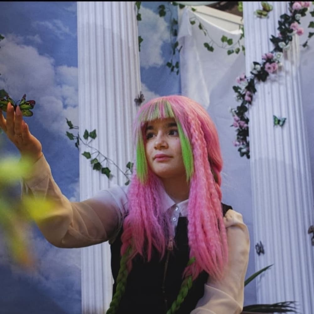 Mitsuri - Demon Slayer cosplay photoshoot cover