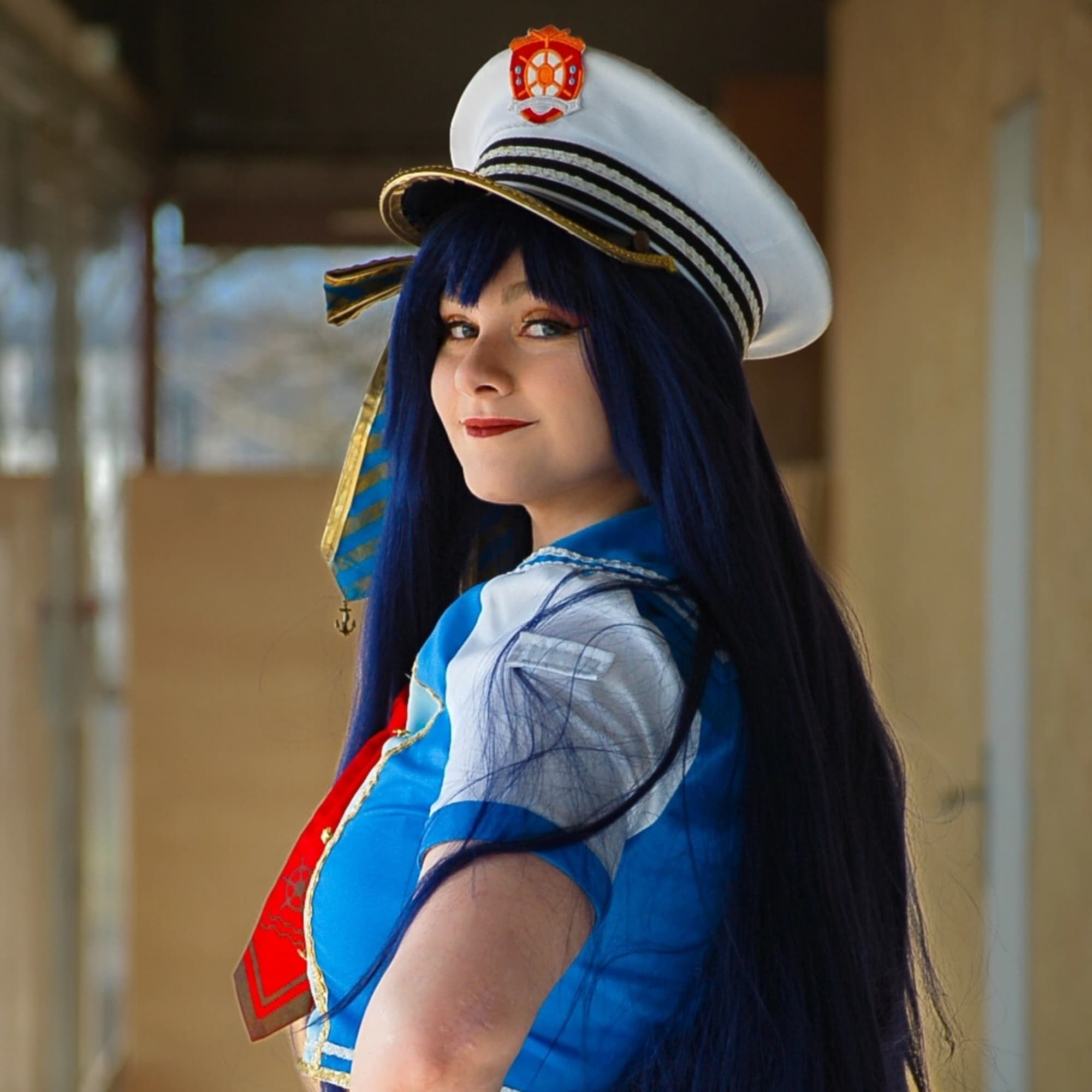Umi, sailor Marine - Love Live cosplay photoshoot cover