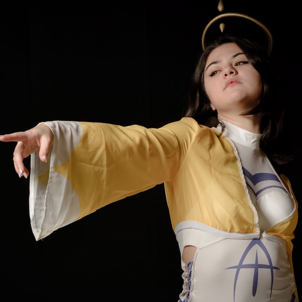 Adam - Hazbin Hotel cosplay photoshoot cover