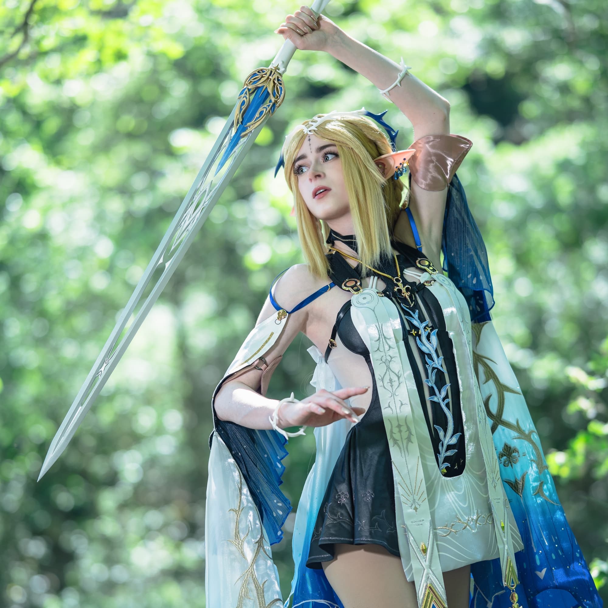 Cartethyia - Wuthering Waves cosplay photoshoot cover