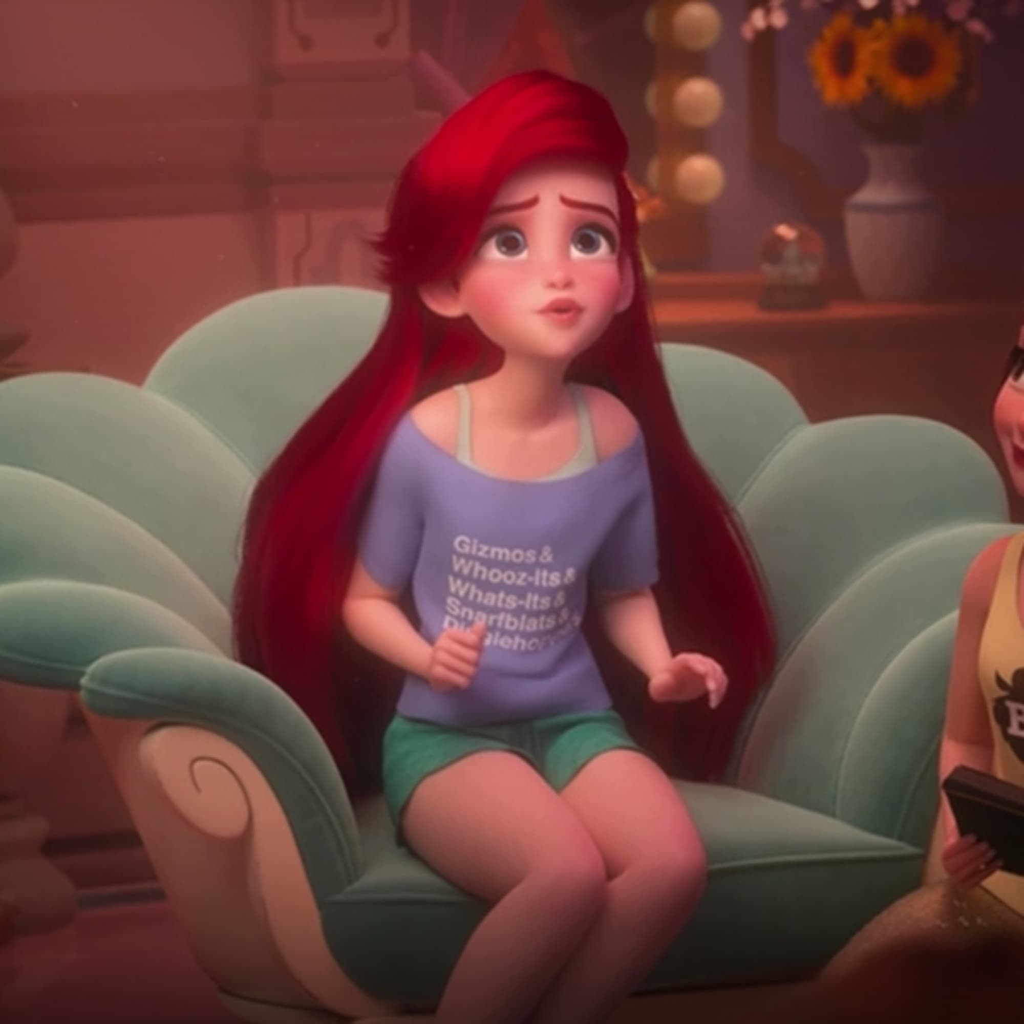 Ariel in pyjama 
