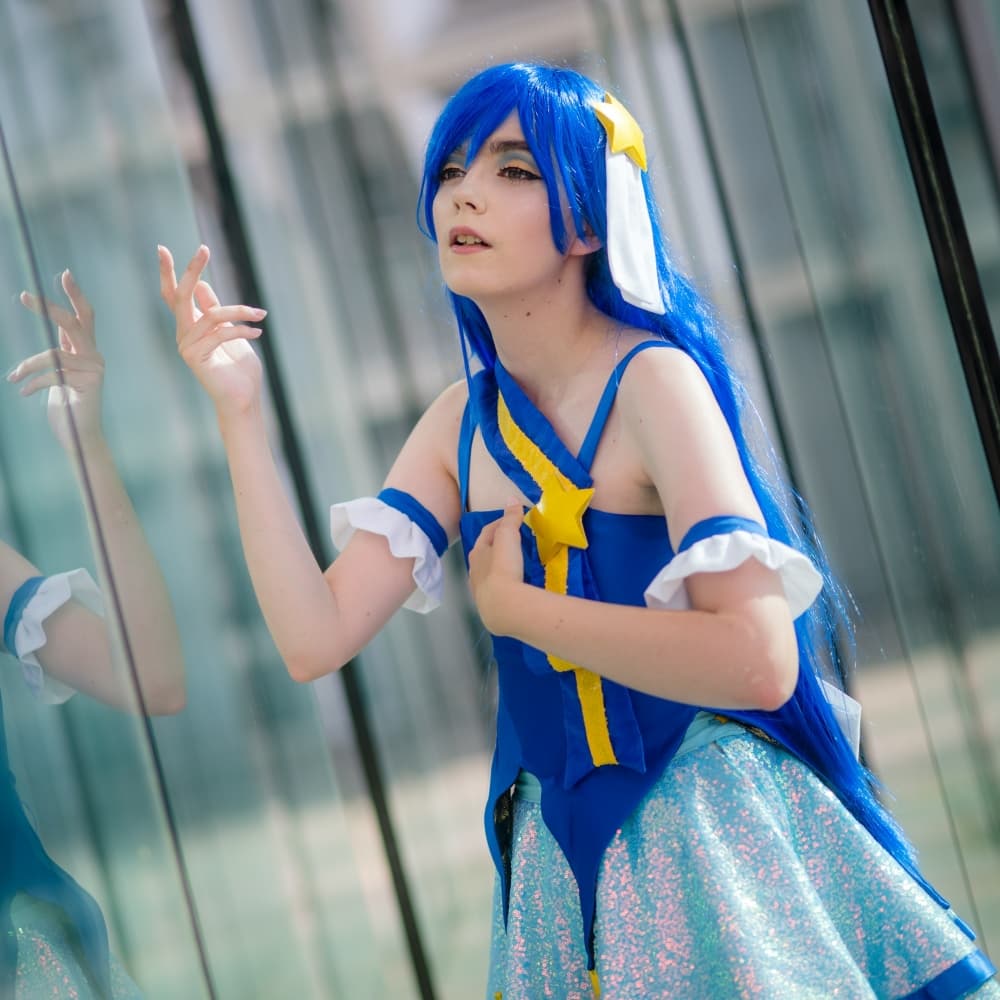 Chihaya ver. - The Idolmaster cosplay photoshoot cover