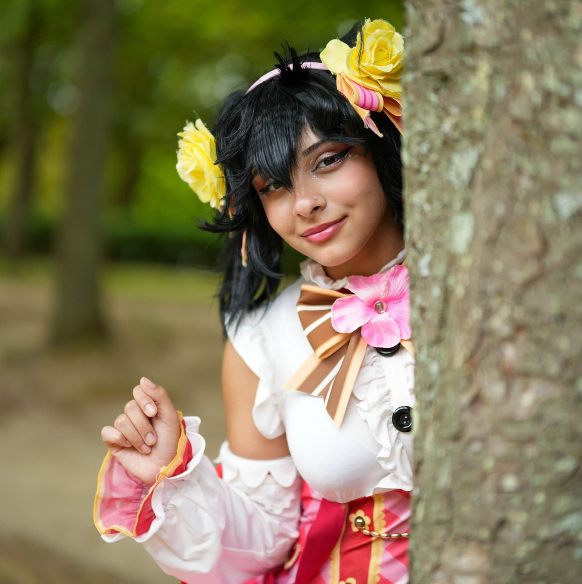 Niko flower bouquet  - OneShot cosplay photoshoot cover