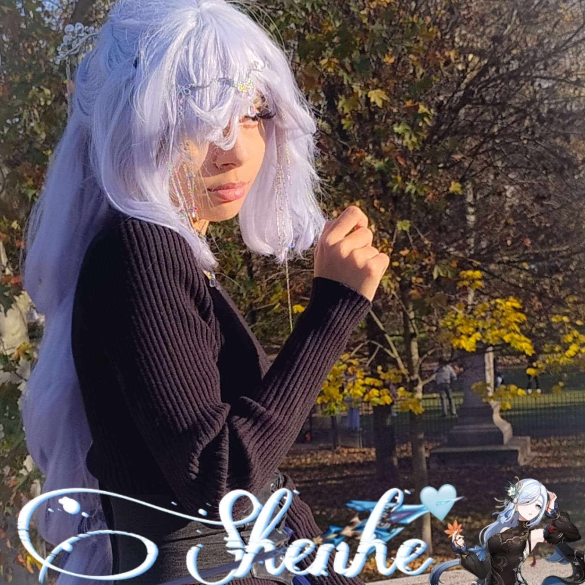 Shenhe casual - Genshin Impact cosplay photoshoot cover