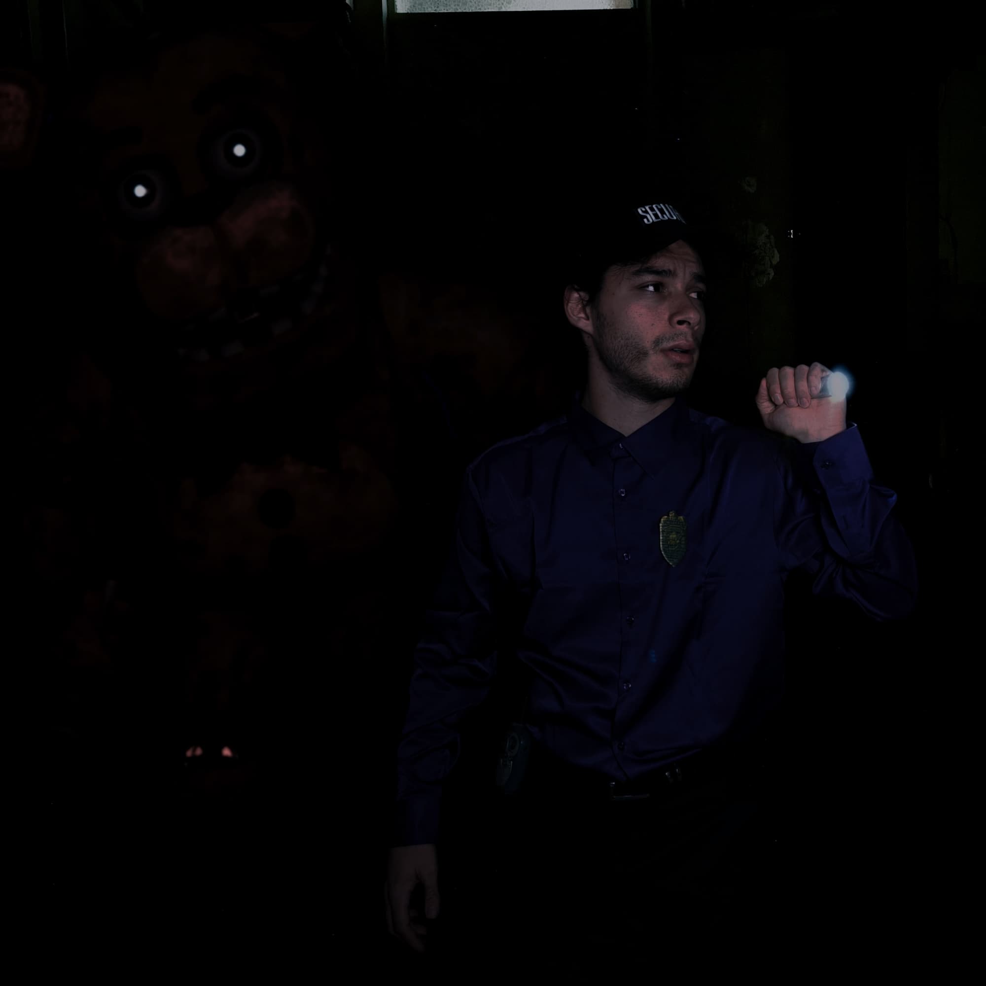 Security Guard - Five Nights at Freddy's cosplay photoshoot cover