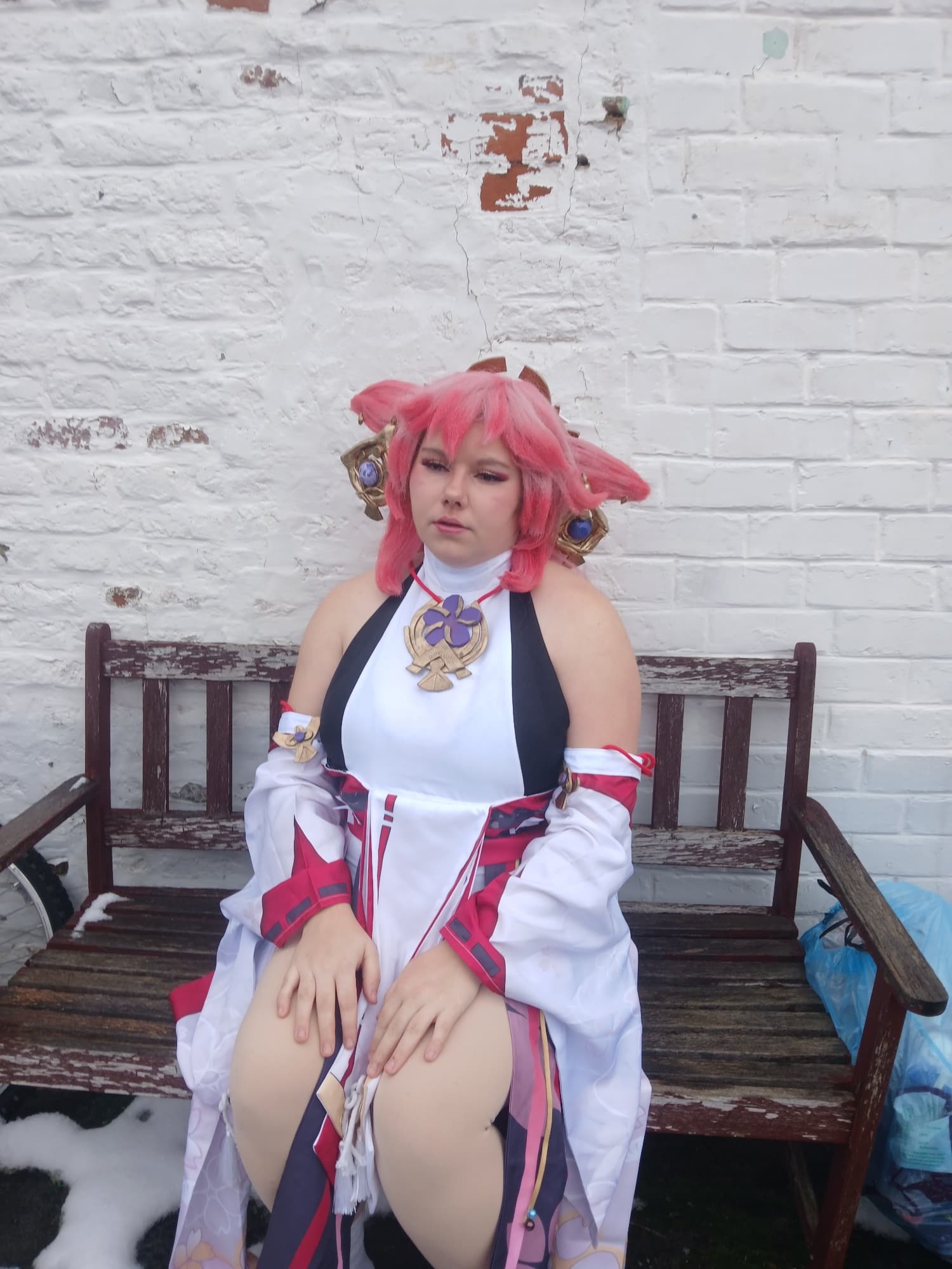 Yae miko in snow - Photo 8