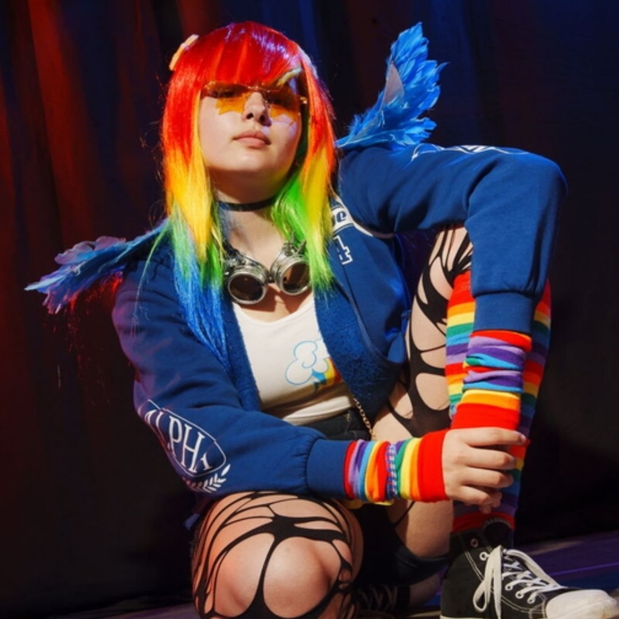 Rainbow Dash - My Little Pony cosplay photoshoot cover