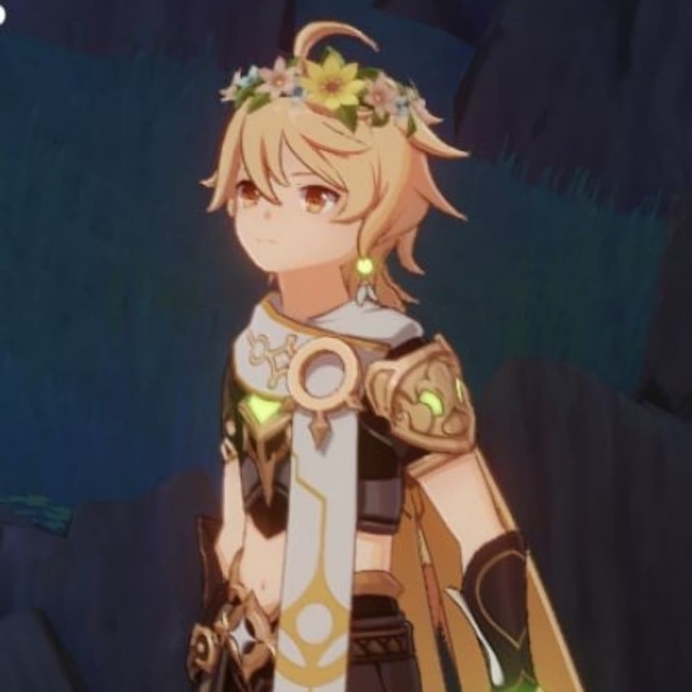 Aether dendro - Genshin Impact cosplay photoshoot cover