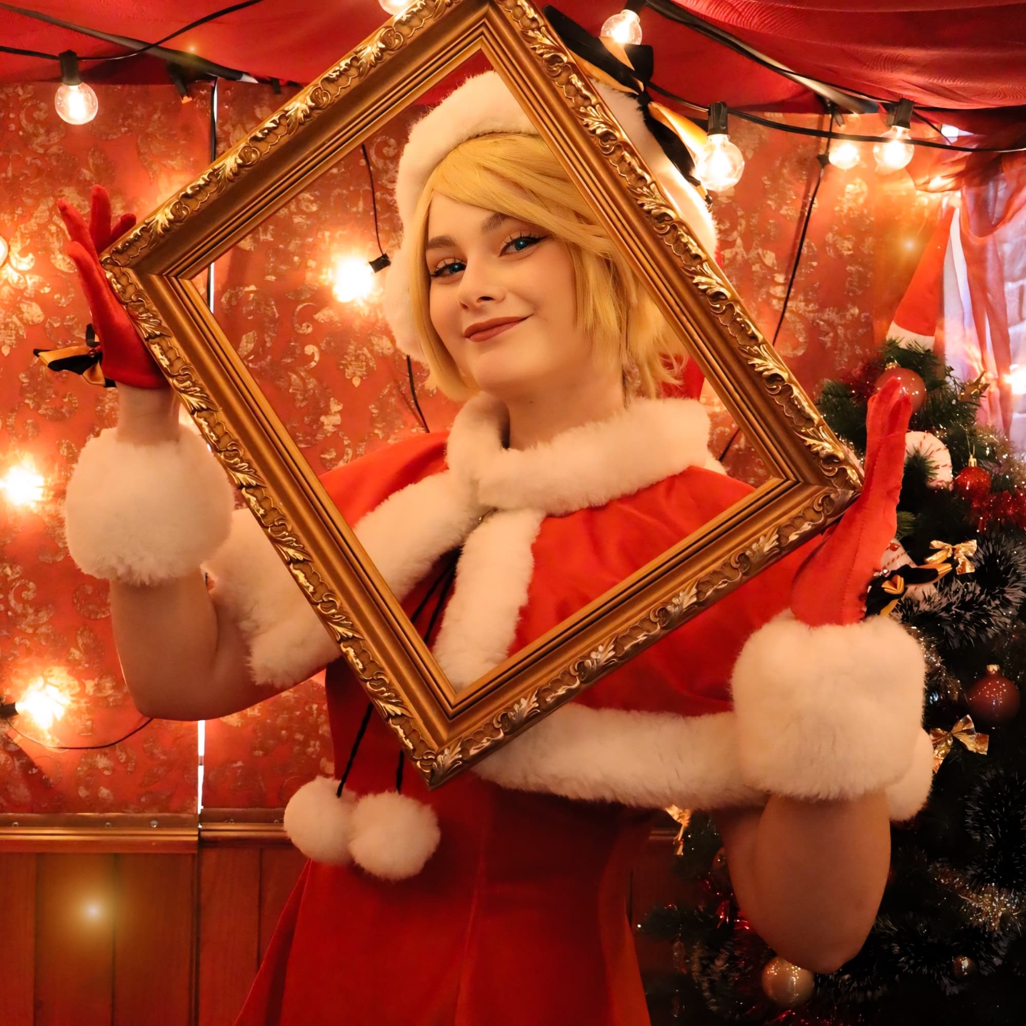 Rin Kagamine Noël  - Vocaloid cosplay photoshoot cover