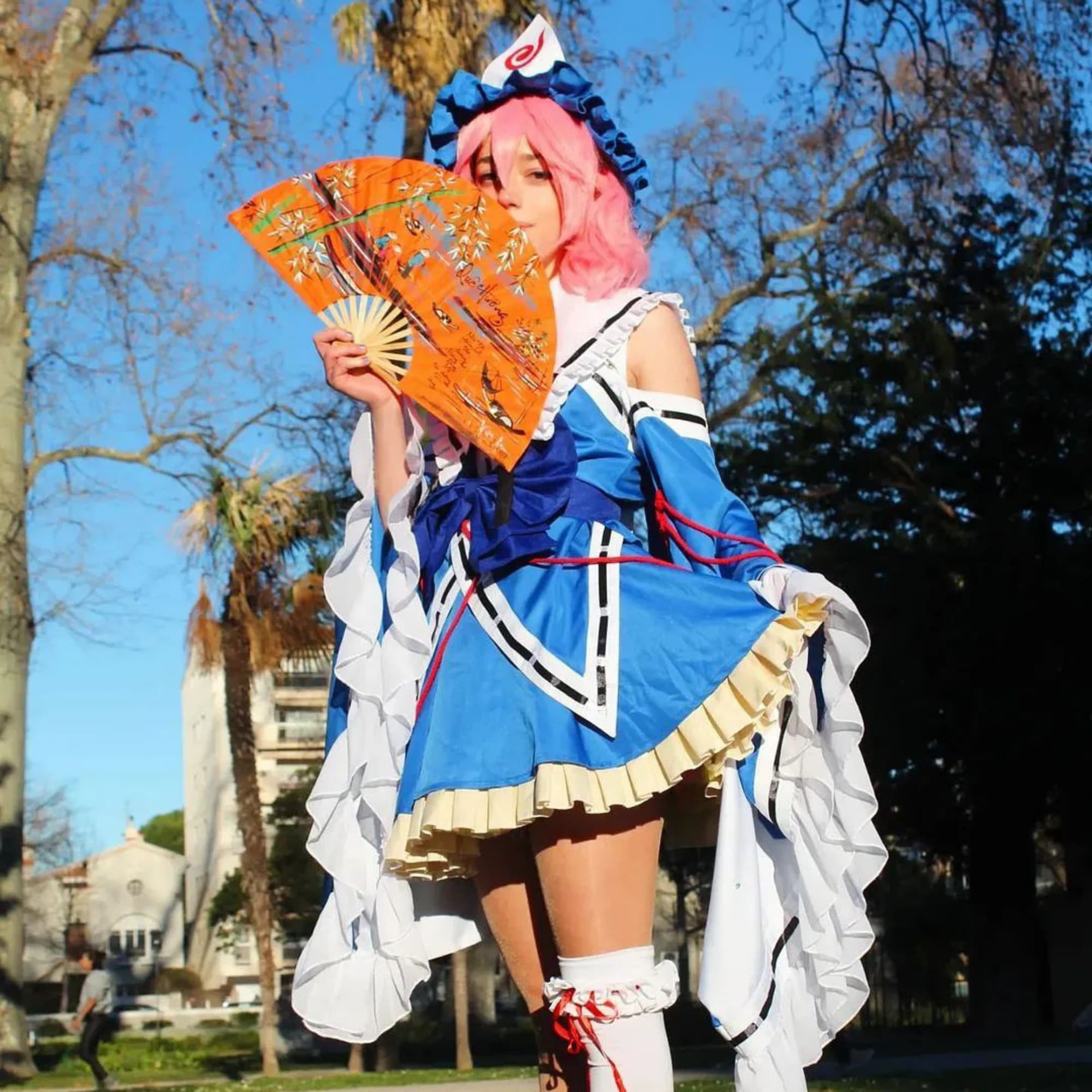 Saigyoji Yuyuko - Touhou Project cosplay photoshoot cover