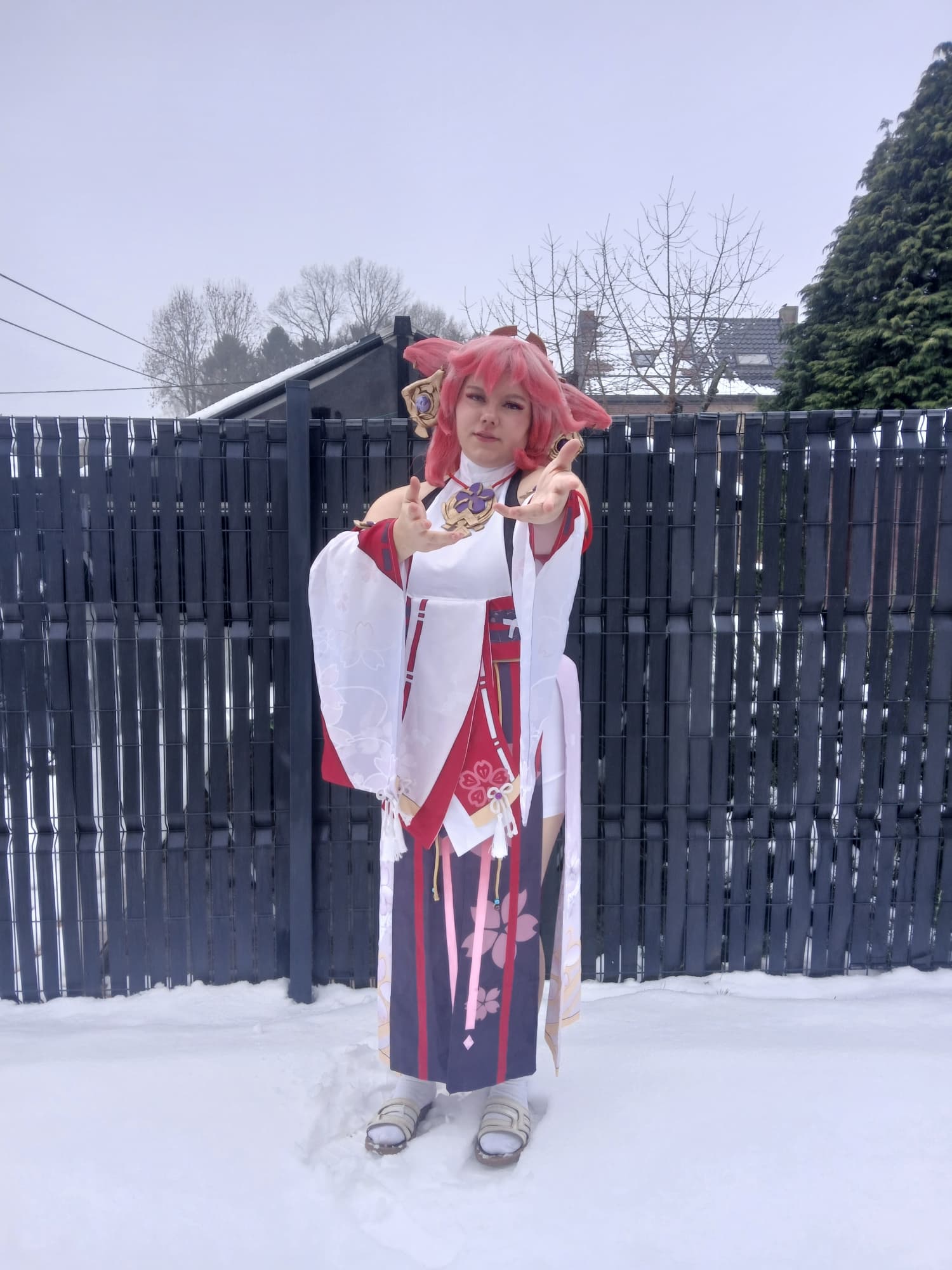 Yae miko in snow - Photo 16