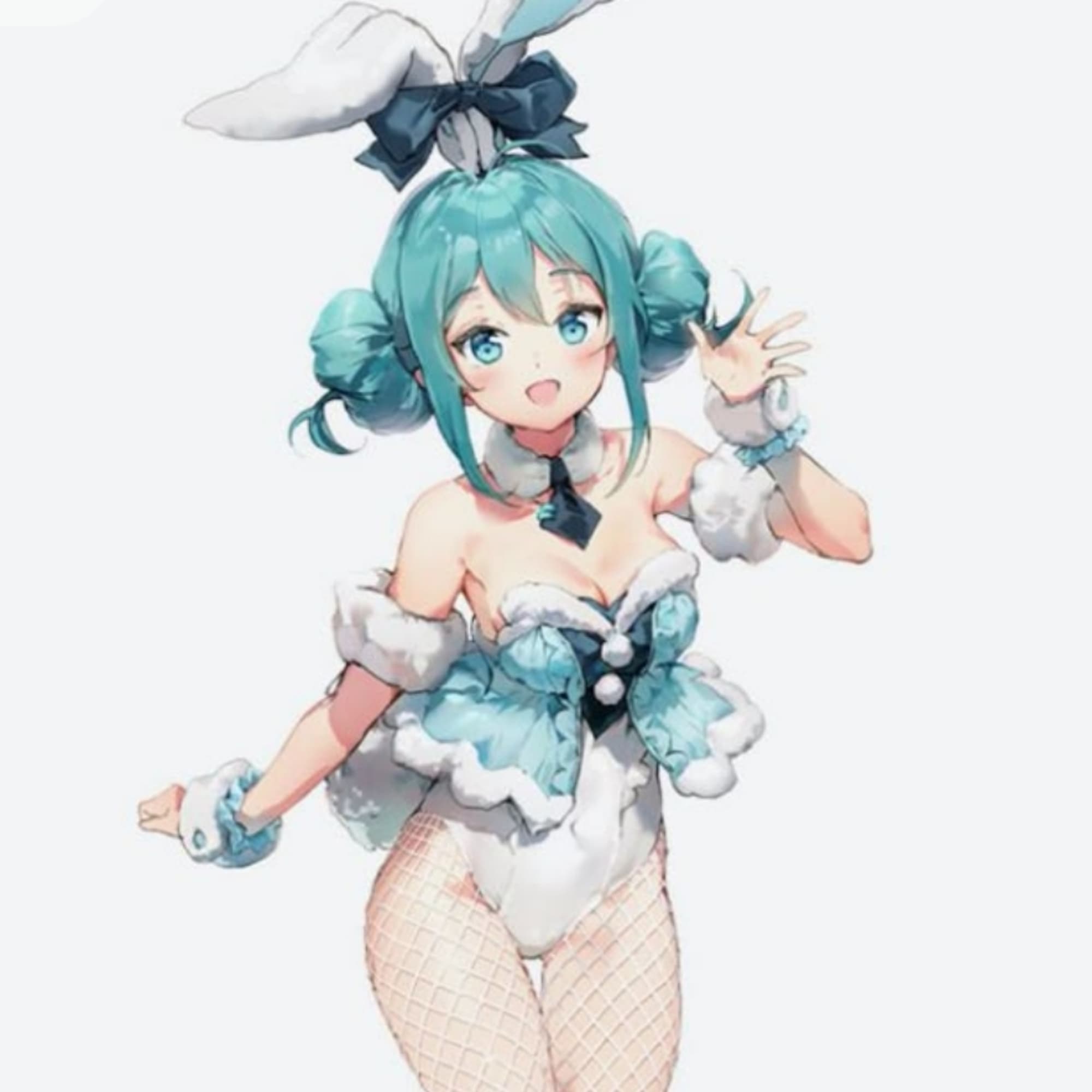 Bunny miku snow