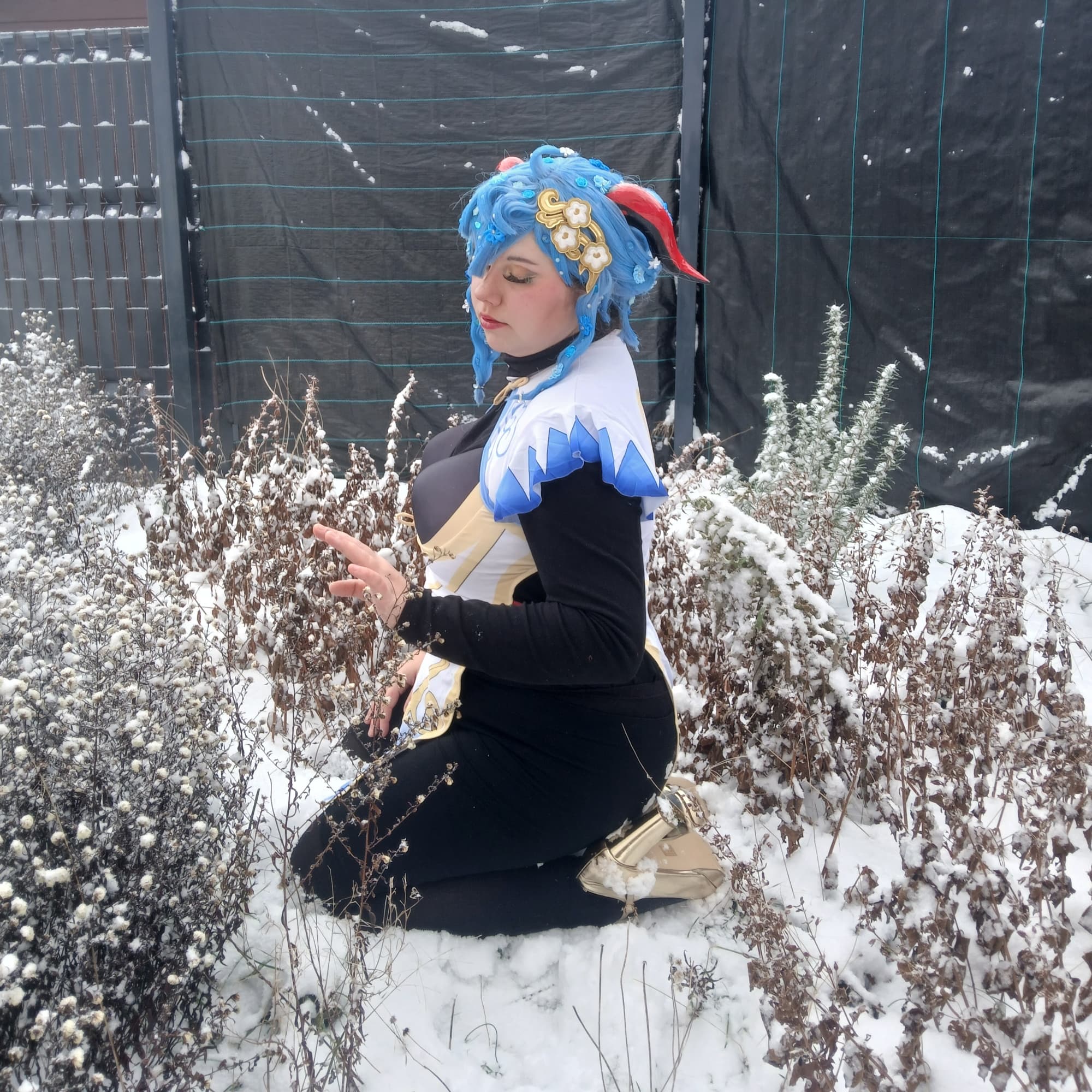 Ganyu in snow