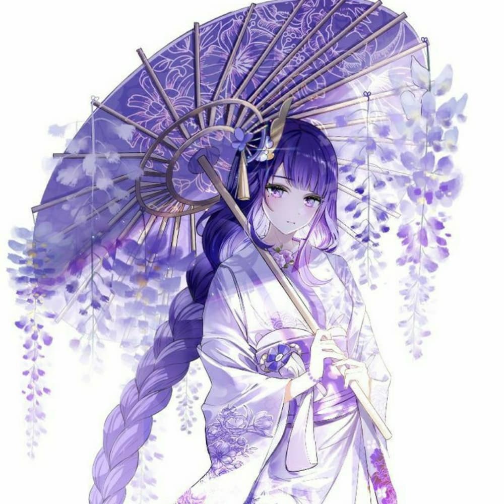 Shogun Raiden (Kimono)