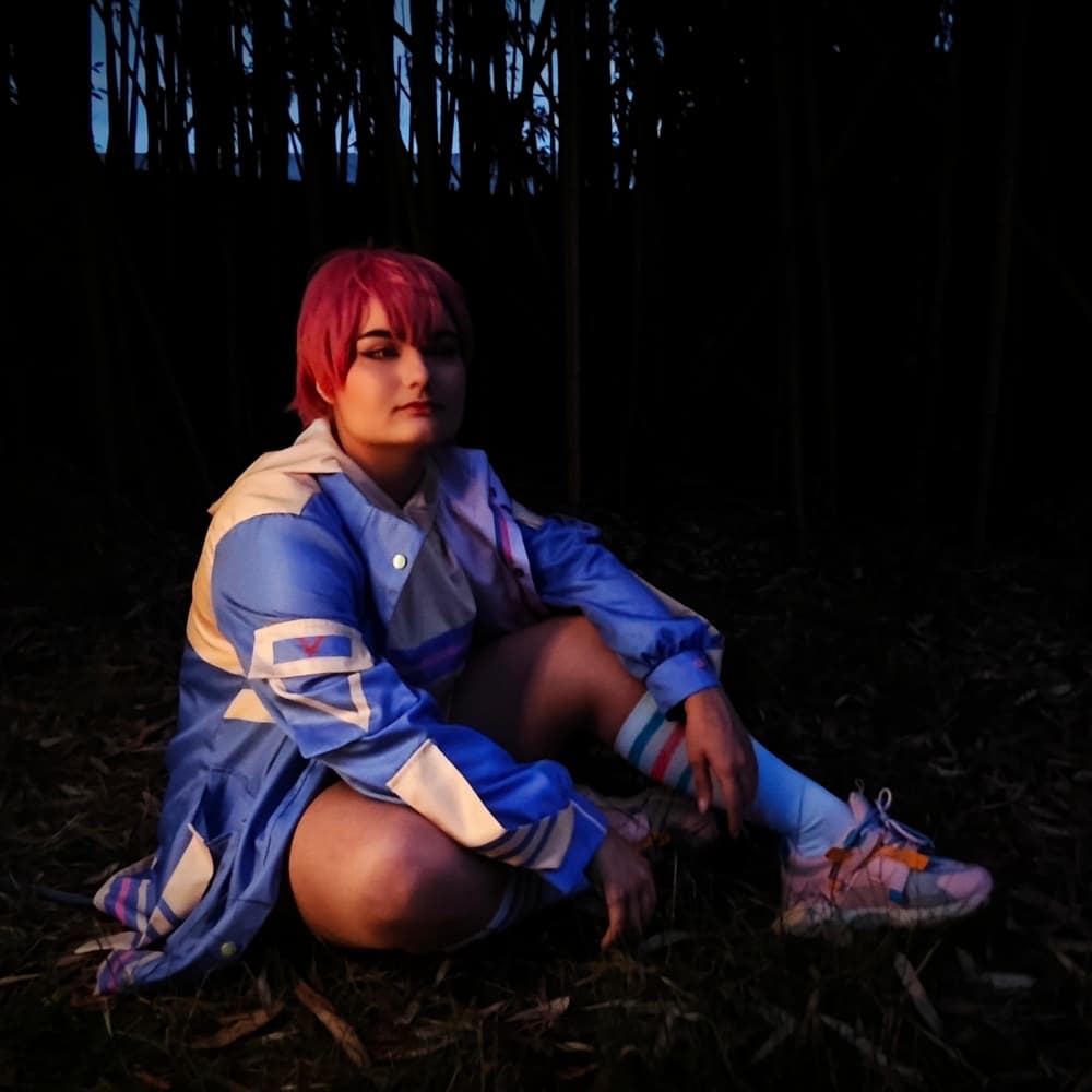 Li Tianchen at night - Link Click cosplay photoshoot cover