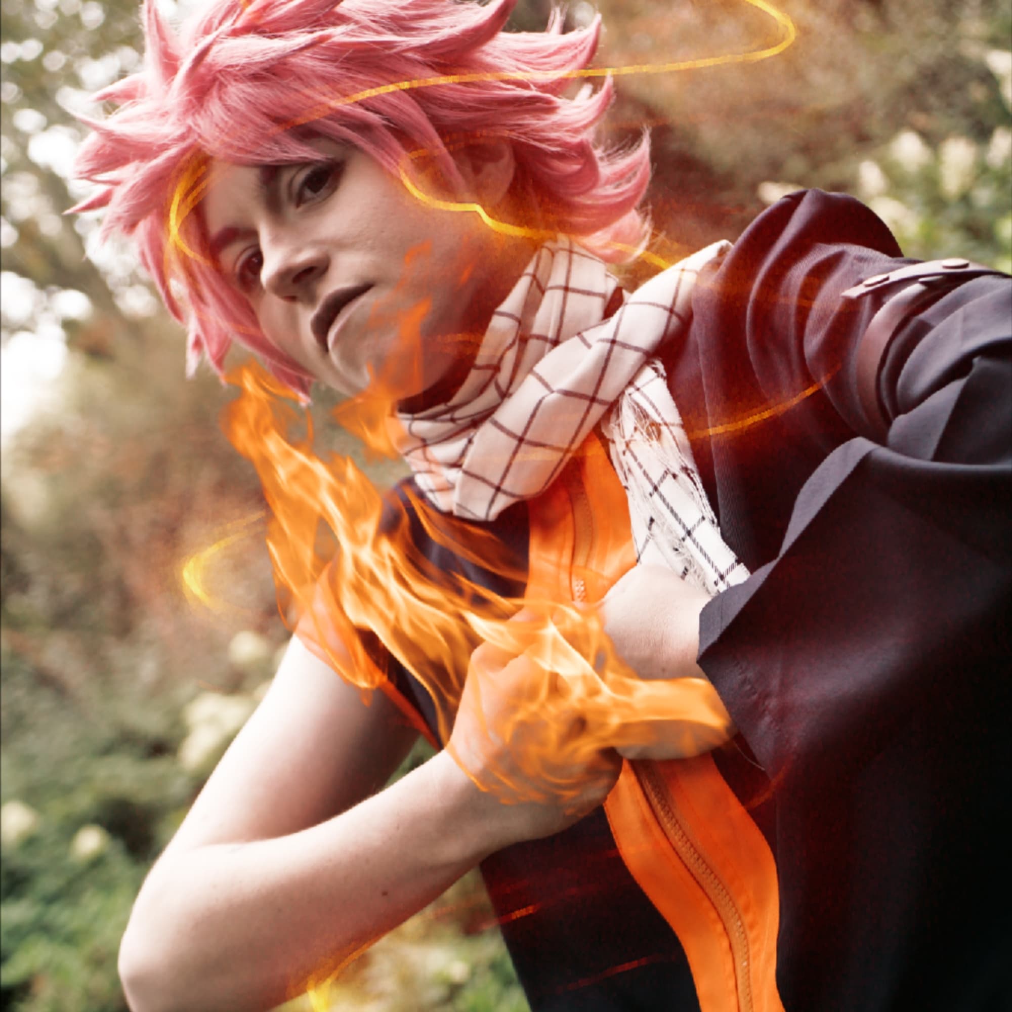 Natsu Dragnir  - Fairy Tail cosplay photoshoot cover