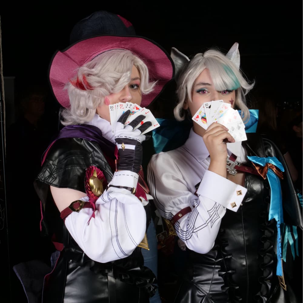 Lyney and Lynette - Genshin Impact cosplay photoshoot cover