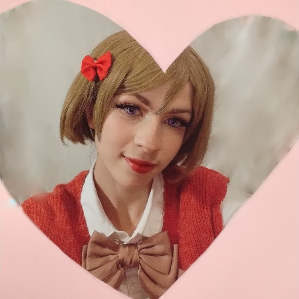 Hanayo Valentine - Love Live cosplay photoshoot cover