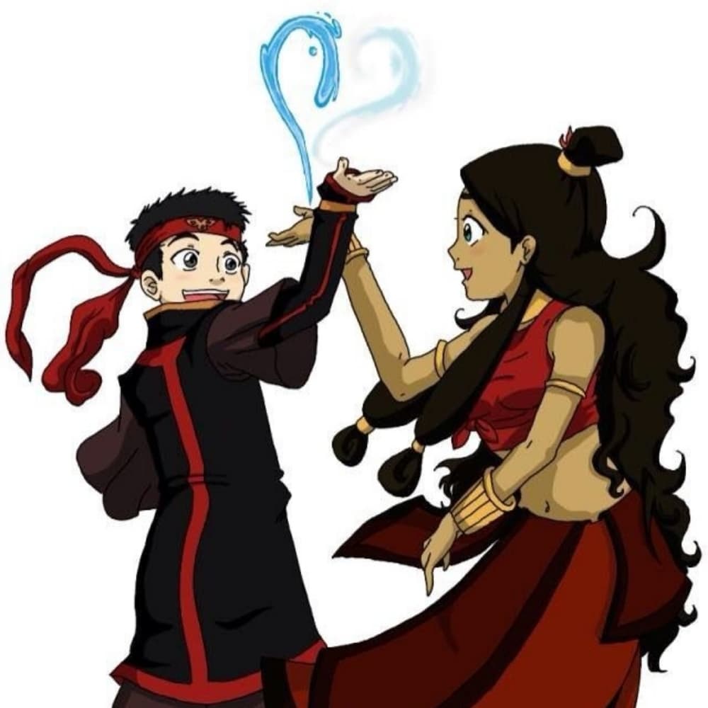 Aang et katara 