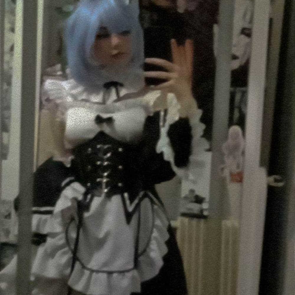 Rem  - Re:Zero cosplay photoshoot cover